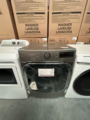 LG DLEX8980V 9.0 cu. ft. Mega Capacity Smart wi-fi Enabled Front Load Electric Dryer with TurboSteam™ and Built-In Intelligence