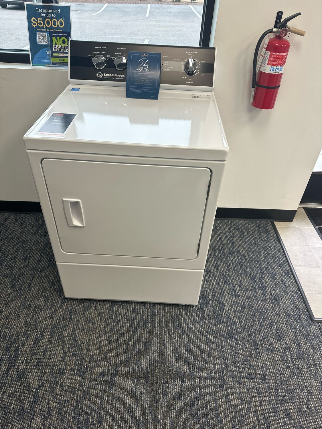 Speed Queen DR5004WE Electric Dryer Rear Control White 7 cu. ft.