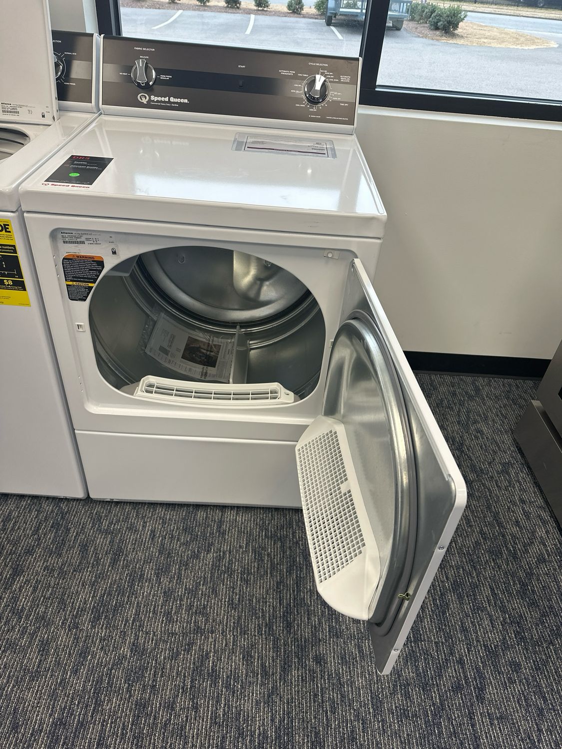 Speed Queen DR3003WE Electric Dryer White 3.2 cu. ft.
