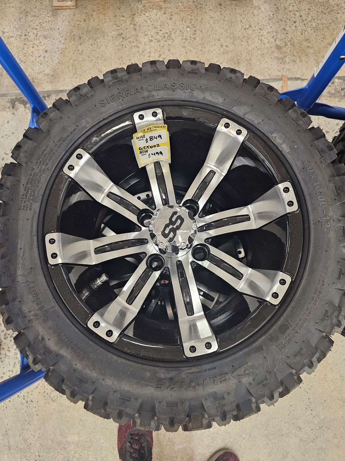 Golf Cart Tires 20X10X12 Sierra Classic A/T