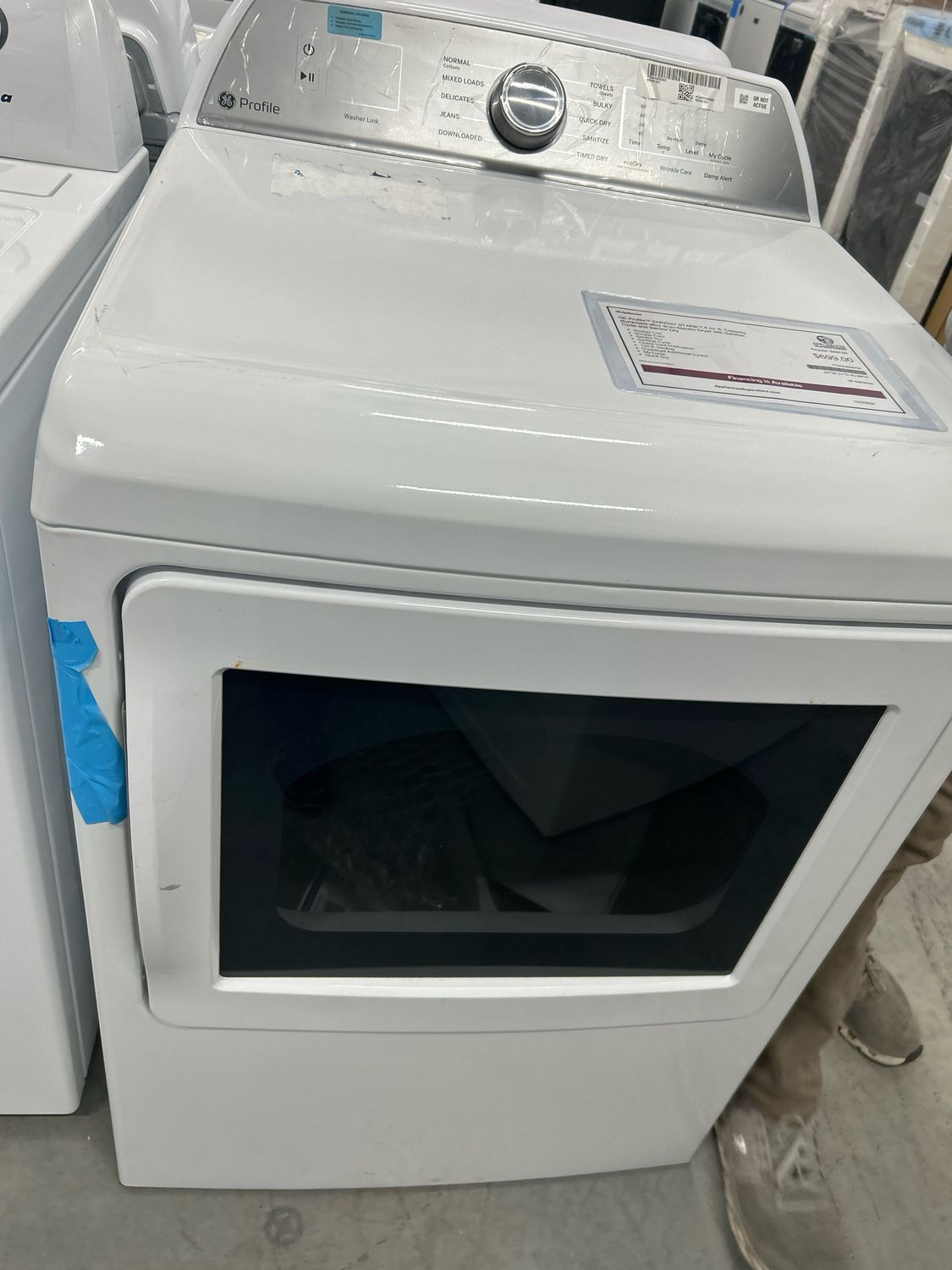 GE Profile PTD60EBPRDG  7.4-cu ft Smart Electric Dryer - Diamond Gray