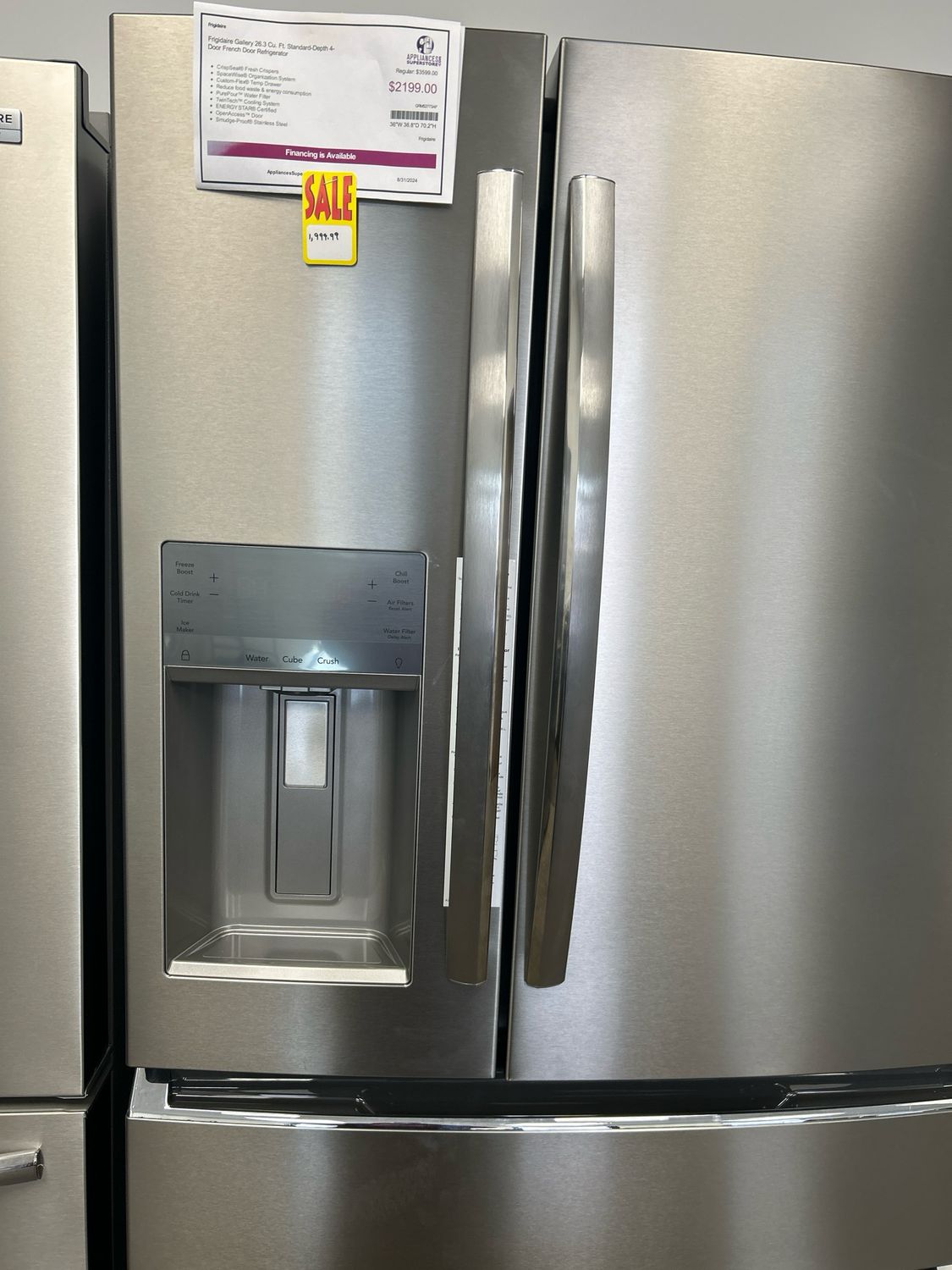 Frigidaire Gallery GRMC2273CF 21.5 Cu. Ft. Counter-Depth 4-Door French Door Refrigerator
