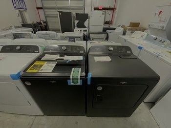 Whirlpool Top Load Washer WTW6157PB and Whirlpool Dryer WED6150PB