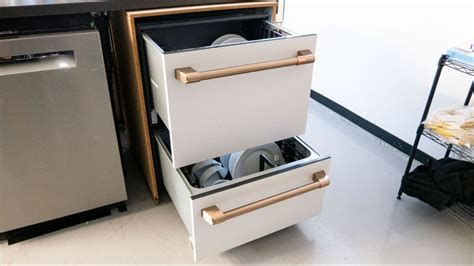Cafe CDD420P4TW2 24&quot; Top Control Built-in Double Drawer Dishwasher, Customizable, White Matte