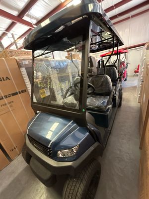 Bintelli 6 Passenger Navy Lithium 105ah Golf Cart