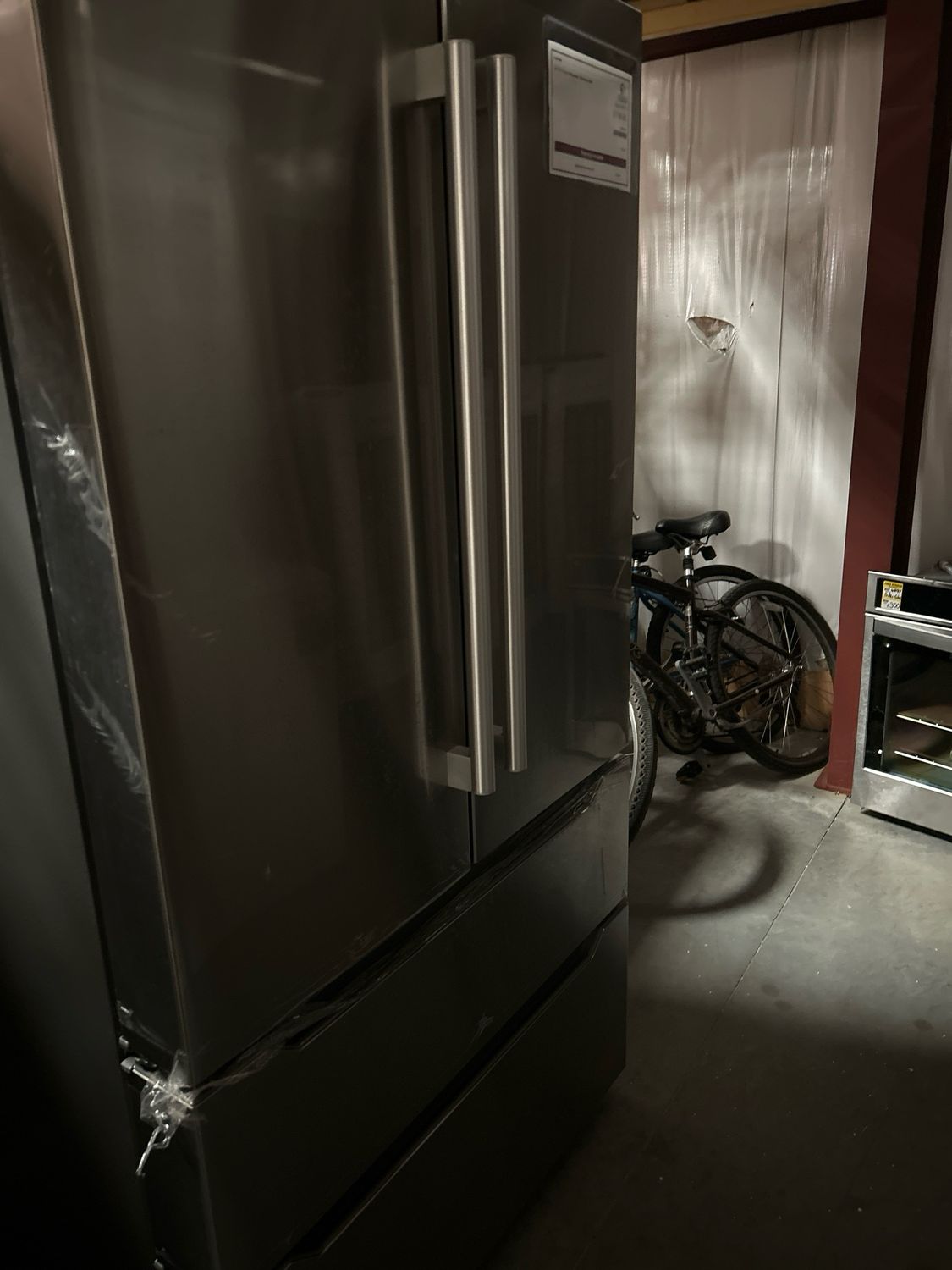 Arctic Wind AWASXS1225 22.5cu ft 4 Door Refrigerator Open Box  SS Open Box
