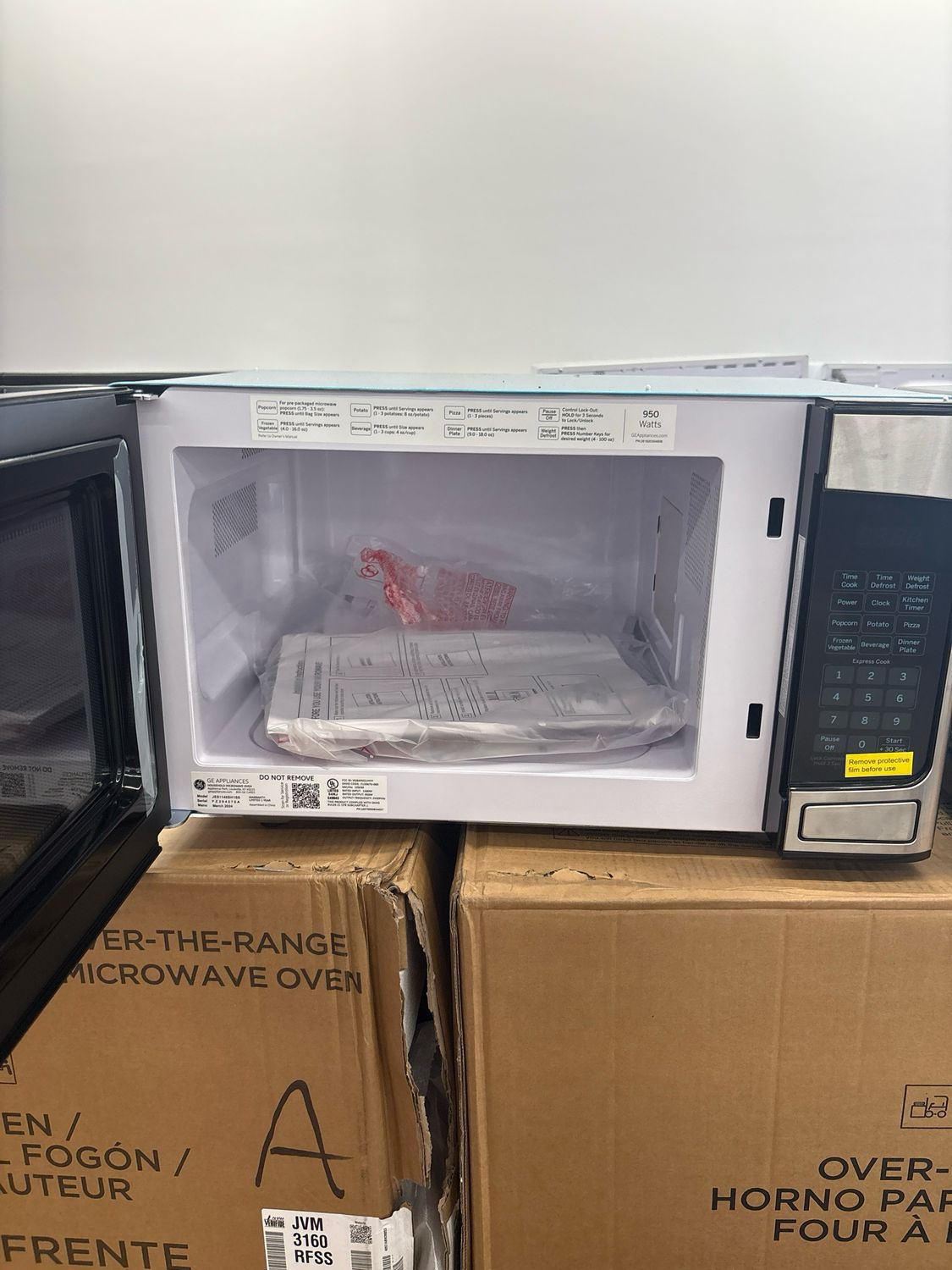 GE JES1145SHSS Countertop Microwave 1.1CF 950 Watts MHC 1
