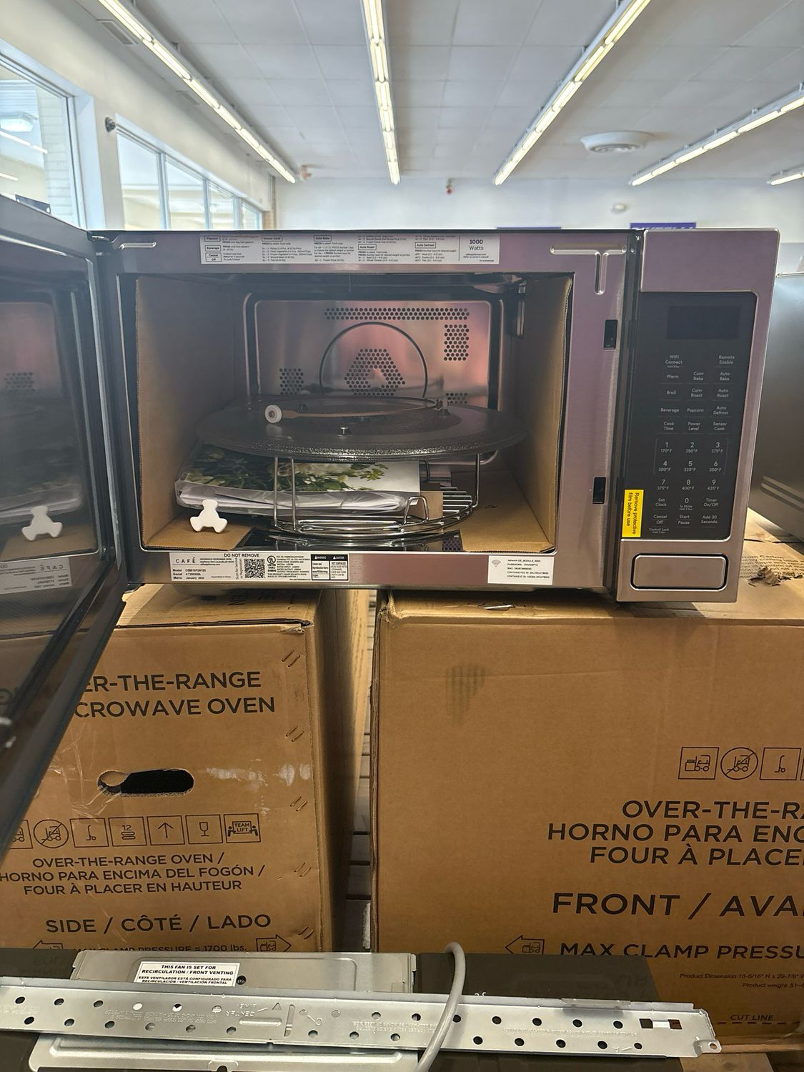 Cafe CEB515P2NSS 1.5 Cu. Ft. Smart Countertop Convection/Microwave Oven
