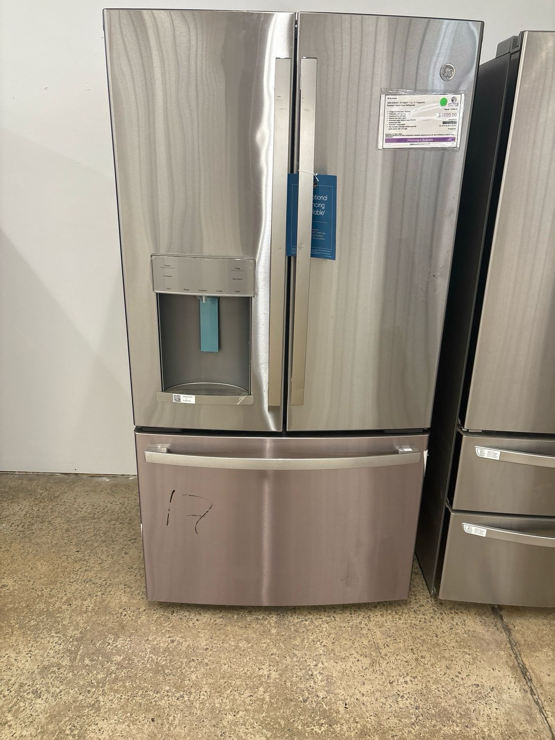 GE ENERGY STAR 27.7 Cu Ft Fingerprint Resistant French Door Refrigerator MHC 1