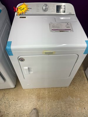 Maytag MGD6200KWOB 7-cu ft Reversible Side Swing Door Gas Dryer (White) S&amp;D