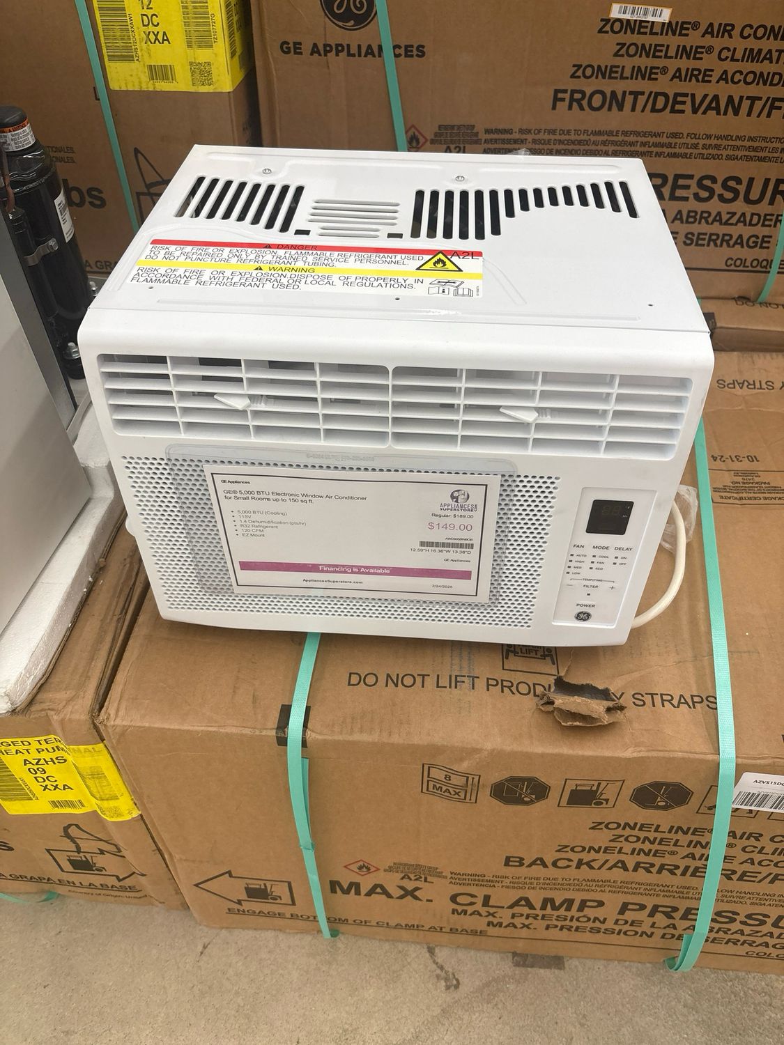 GE AWCS05BWB 5,000 BTU Window Air Conditioner MHC 1