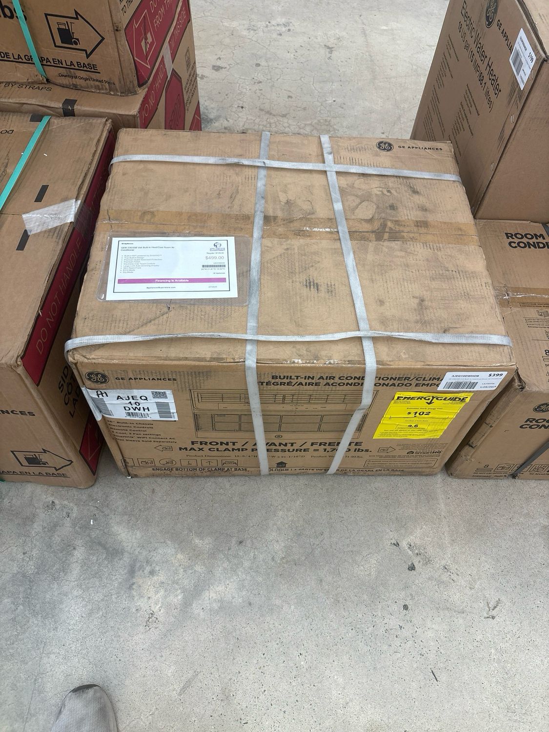 GE 230/208 Volt Built In Heat And Cool Room Air Conditioner