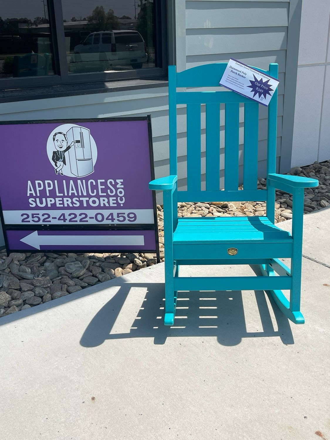 Pawleys Island SRPR1K SRPR1TQ AS Porch Rocker DW Turquoise