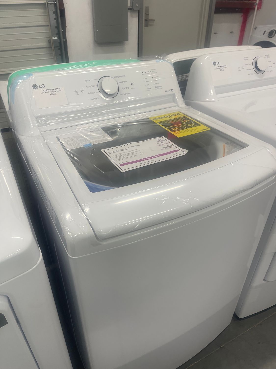 LG WT6105CW Top Load Washer 4.1 Cu Ft