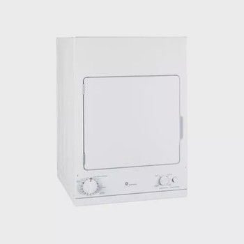 GE DSKS433EBWW 24&quot; Spacemaker Front Load Electric Dryer