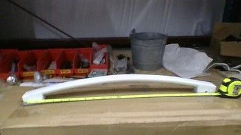 Parts GE Freezer Drawer Handle White WR12X43492