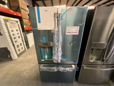 GE Cafe CYE22TP2MS1 ENERGY STAR® 22.1 Cu. Ft. Smart Counter-Depth French-Door Refrigerator with Hot Water Dispenser