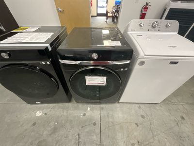 Samsung DVE52A5500V 7.4 Cu Ft Smart Electric Dryer with Steam Sanitize Brushed Black