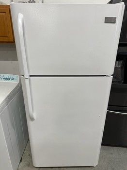 Pre Owned Frigidaire Refrigerator With Ice Maker FFTR1814LWJPO Pre-Owned Appliance