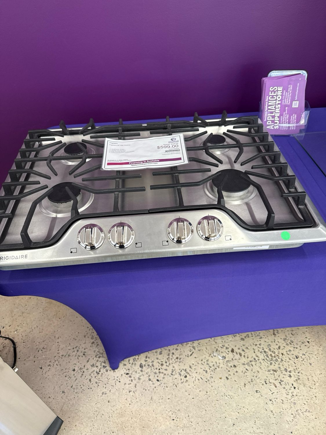 Frigidaire FFGC3026SS Gas Cooktop 30&quot;