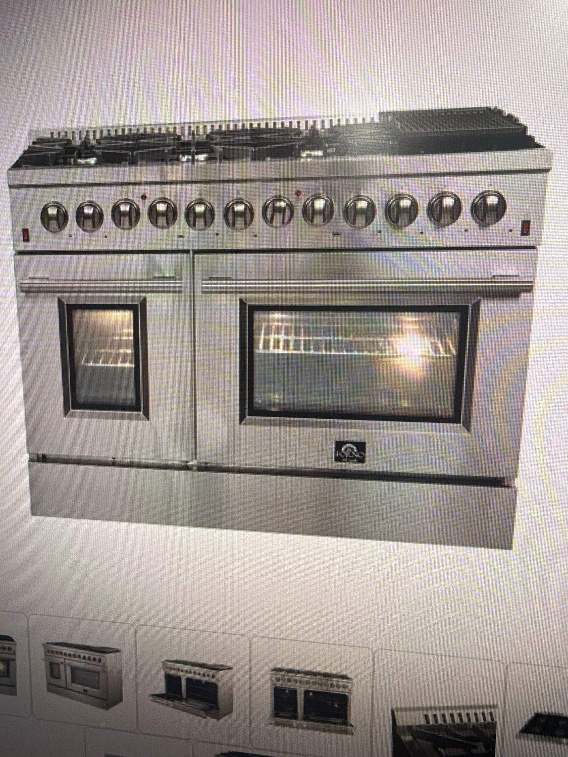Forno Galiano FFSGS615648 48&quot; Freestanding Dual Fuel Range