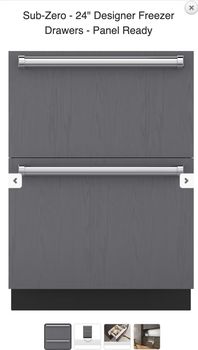 Sub-Zero ID24F 24" Designer Freezer Drawers - Panel Ready Sub-Zero ID24F 24" Designer Freezer Drawers - Panel Ready