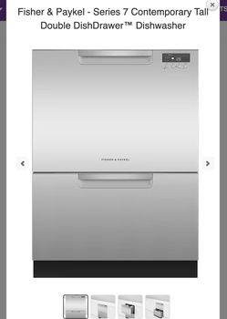 FISHER & PAYKEL DD24DCTX9N 24" DOUBLE DISHDRAWER FISHER & PAYKEL DD24DCTX9N 24" DOUBLE DISHDRAWER