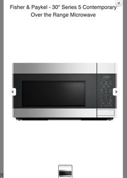 Fisher & Paykel MOH30SS1 30" Series 5 Contemporary Over the Range Microwave Fisher & Paykel MOH30SS1 30" Series 5 Contemporary Over the Range Microwave