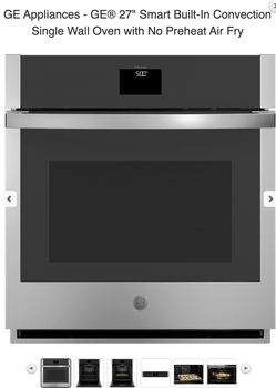 GE Appliances JKS5000SVSS GE® 27" Smart Built-In Convection Single Wall Oven with No Preheat Air Fry GE Appliances JKS5000SVSS GE® 27" Smart Built-In Convection Single Wall Oven with No Preheat Air Fry