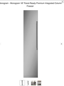 Monogram ZIF181NPNII Monogram 18" Panel-Ready Premium Integrated Column Freezer