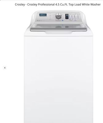 Crosley YTW4514SNWS Top Load Washer 4.5 cu ft White