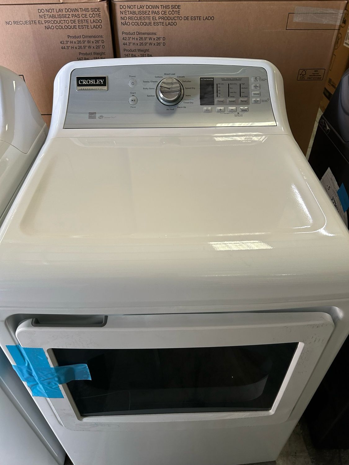 Crosley YTD74E2SNWS Electric Dryer 7.4 cu ft NIB
