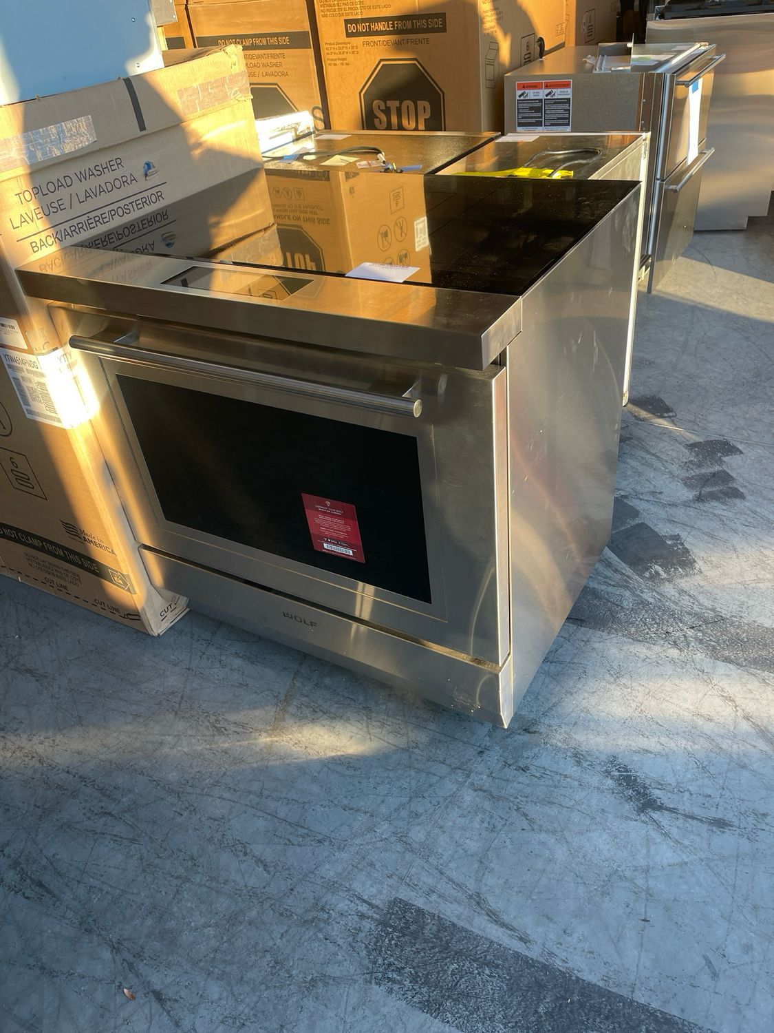 WOLF 36" INDUCTION RANGE IR36550ST