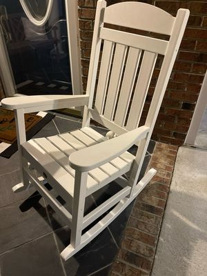 Pawleys Island SRPR1K SRPR1WH White AS Porch Rocker DW White