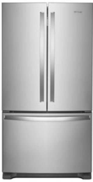 Whirlpool WRF535SWHZ 36 inch Wide French Door Refrigerator with Water Dispenser 25 Cu. ft.