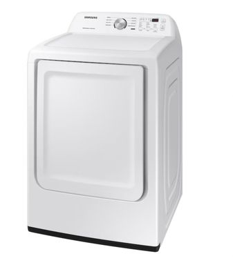 Samsung Gas Dryer DVG45T3200WOB 7.2-cu ft Reversible Side Door Samsung Gas Dryer DVG45T3200WOB 7.2-cu ft Reversible Side Door
