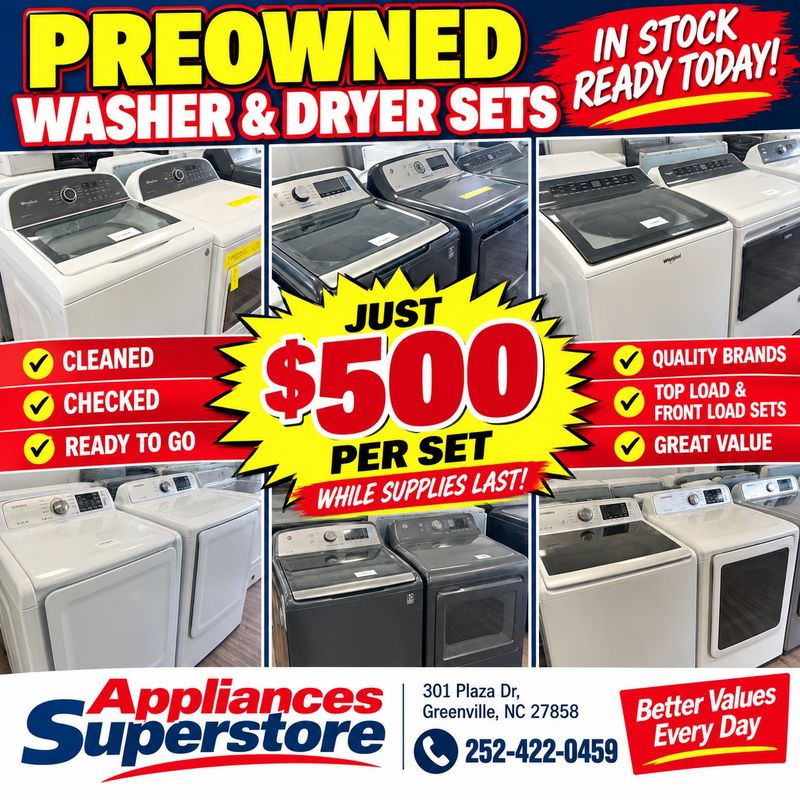 Pre Owned Appliances