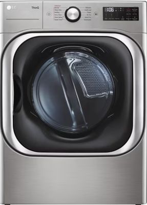 LG DLEX8980V Mega Capacity Smart WiFi-if Enabled Front Load Electric Dryer with TurboSteam and Built-In Intelligence 9.0 cu. ft.
