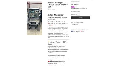 ⚡ Golf Cart Clearance — Final Units Available