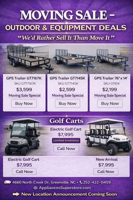 ⚡ Golf Cart Clearance — Final Units Available