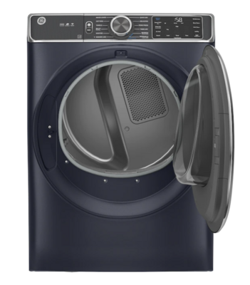 GE GFD85ESPNRS 7.8 cu. ft. Smart Front Load Electric Dryer w/ Steam and Sanitize Cycle - Sapphire Blue