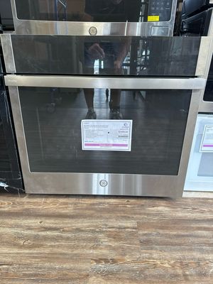 GE Profile PTS7000SNSS 30-in Self-cleaning Air Fry Convection European Element Smart Single Electric Wall Oven Stainless Steel