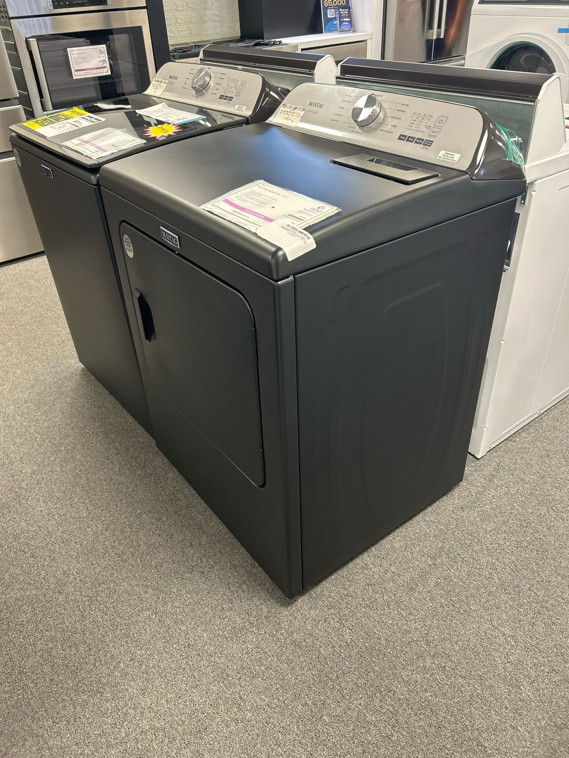 Maytag Pet Pro Top Load Electric Dryer - 7.0 cu. ft. MED6500MBK