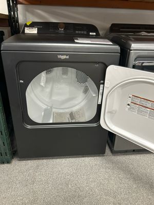 Whirlpool® WED6150PB 7.0 Cu. Ft. Top Load Electric Dryer with Moisture Sensor