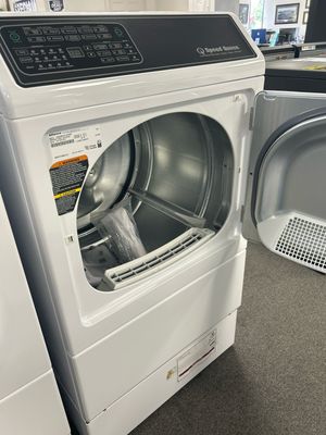 Speed Queen DF7004WE Electric Dryer, Front Control White with Pet Plus