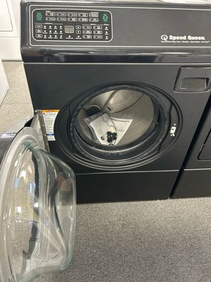 Speed Queen FF7009BN Front Load Washer Front Control Black 3.2 cu.ft