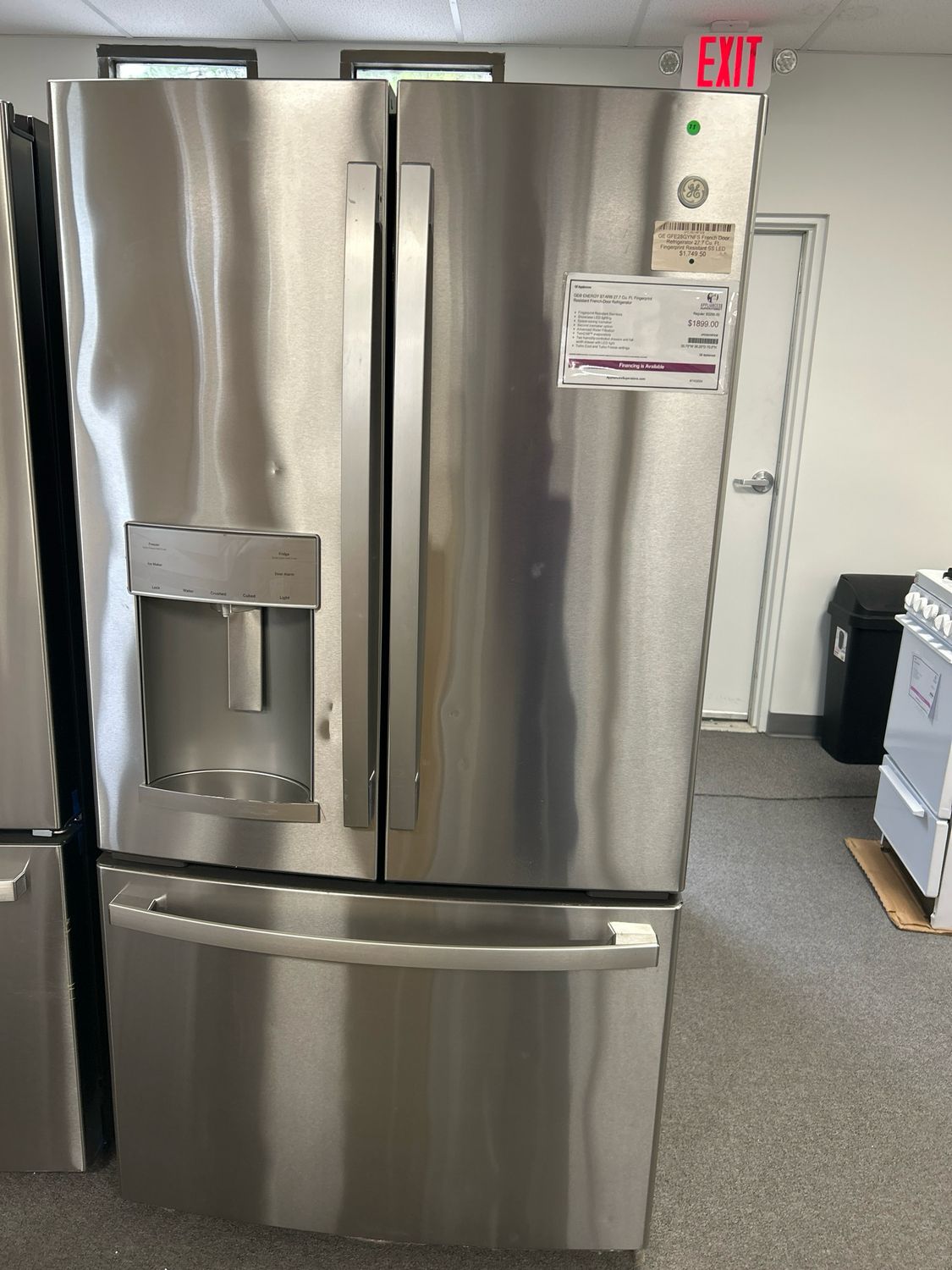 GE GFE28GYNFS French Door Refrigerator  27.7 Cu. Ft. Fingerprint Resistant SS LED