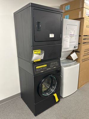 Speed Queen SF7007BE Stacked Washer-Electric Dryer with Pet Plus