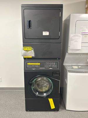 Speed Queen SF7007BE Stacked Washer-Electric Dryer with Pet Plus