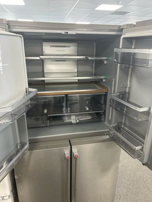 KitchenAid KRQC736RPS 36" Counter-Depth 19.4 Cu Ft 4-Door Refrigerator with Flexible Temperature Zone in PrintShield Finish
